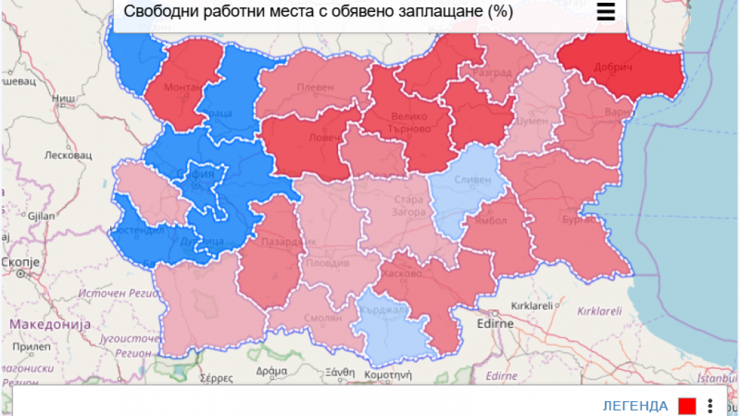 Почти 30% от обявите за работа са за минималната заплата