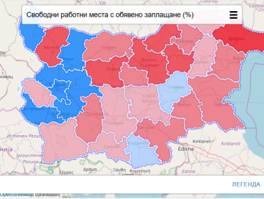 Почти 30% от обявите за работа са за минималната заплата