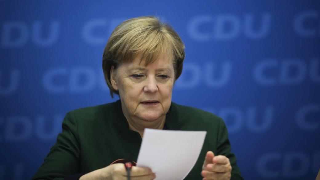 Меркел вече е склонна на „голяма коалиция“ с Шулц