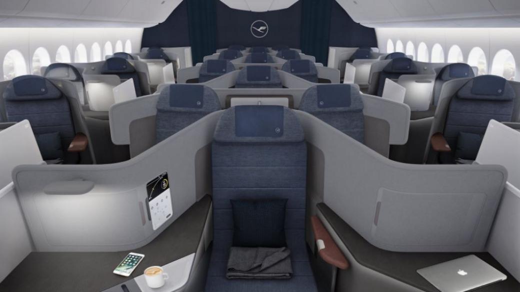 Новата бизнес класа на Lufthansa