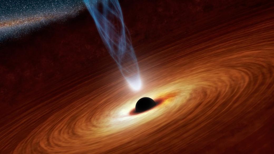 Астрономи откриха гигантска черна дупка