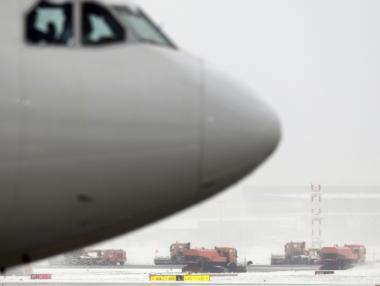 Летището в Брюксел спря работа заради обилния снеговалеж