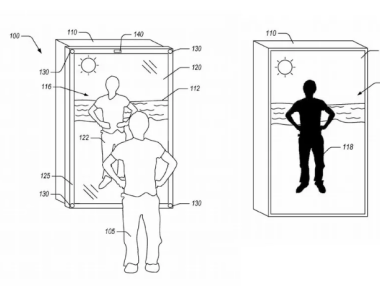 Amazon патентова огледало, поставящо виртуални дрехи