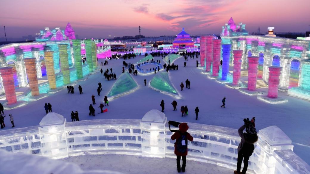 Построиха леден град в Китай
