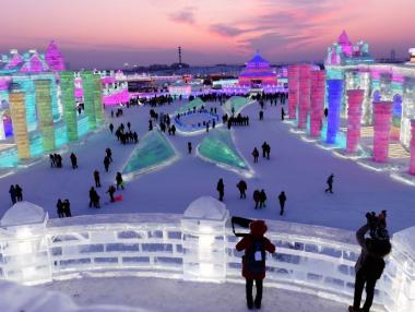 Построиха леден град в Китай
