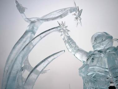 Най-впечатляващите фигури от лед на фестивала в Китай