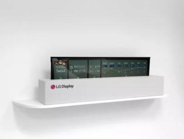 LG показа 65-инчов екран, навиващ се като ролка