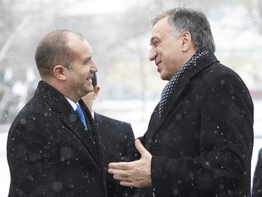 Румен Радев посрещна президента на Черна гора Филип Вуянович