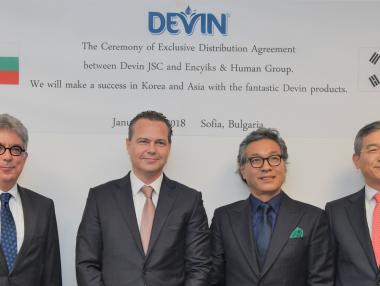 „Девин“ ще изнася бутилирана вода за Южна Корея