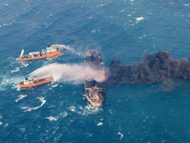 Петролният разлив в Източнокитайско море се е утроил за 4 дни