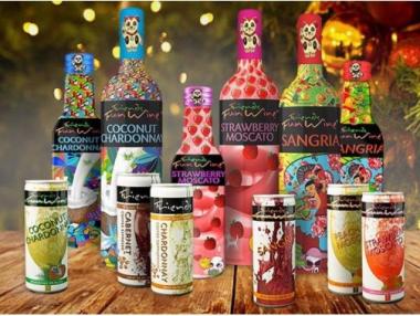 Frends Fun Wine пуска вино в алуминиеви арт бутилки