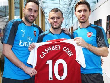 Британският футболен клуб Arsenal рекламира нова криптовалута