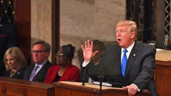 Какво каза Доналд Тръмп в първата си реч „За състоянието на съюза“