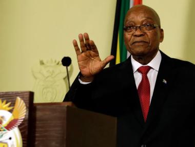 Президентът на ЮАР Джейкъб Зума подаде оставка