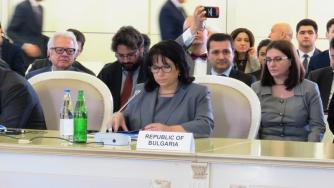 Петкова: България подкрепя твърдо Южния газов коридор