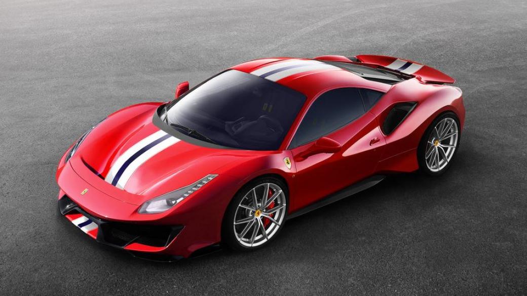 Новото Ferrari 488 Pista – със 711 конски сили