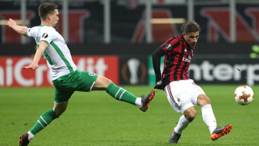 Лудогорец отстъпи в реванша срещу Милан с един гол