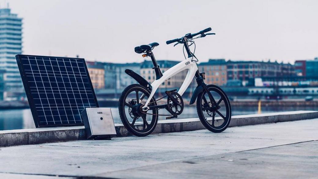 Представиха е-колело със соларно зареждане