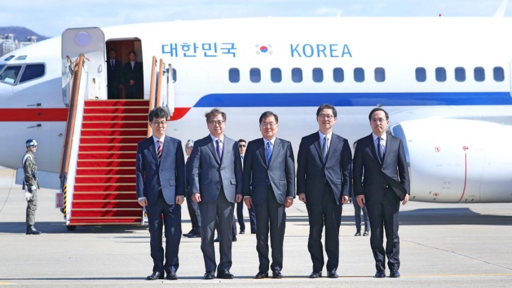 Ким Чен-ун за първи път прие южнокорейски делегати