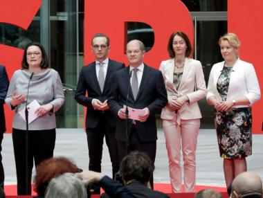 ГСДП обяви своите министри в новото правителство на Германия