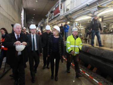 8 от 12-те спирки по третата линия на метрото вече са готови наполовина