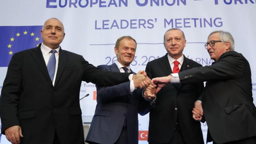 Politico за срещата във Варна: Европа симулира удоволствие от турския локум