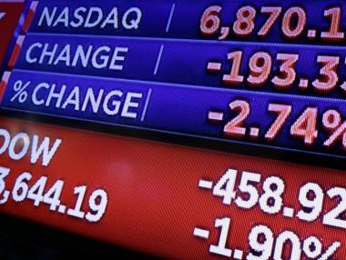 Спадът на американските борси е сигнал за по-сериозни корекции