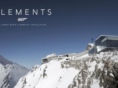 Интерактивна инсталация за Джеймс Бонд се извисява на 3050 м в Австрия