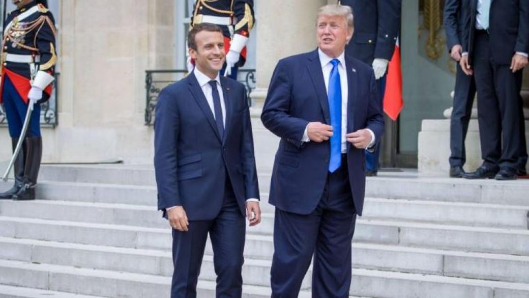 Защо френският глобалист Макрон се сприятелява с националиста Тръмп