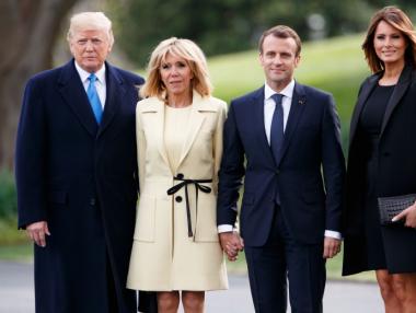 Тръмп даде първа държавна вечеря в чест на Макрон