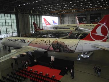 Turkish Airlines пусна тематичен „Троя“ самолет