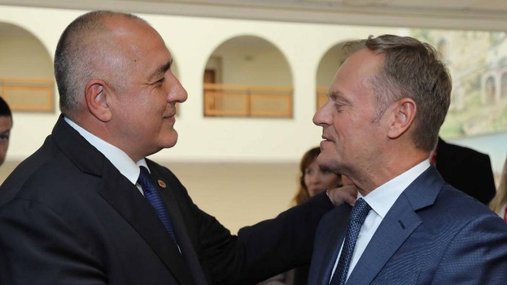 Борисов и Туск обсъдиха предстоящата среща за Западните Балкани