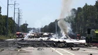 Военнотранспортен самолет се разби в САЩ, има жертви