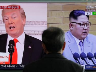 На 22 май Тръмп се среща с южнокорейския си колега