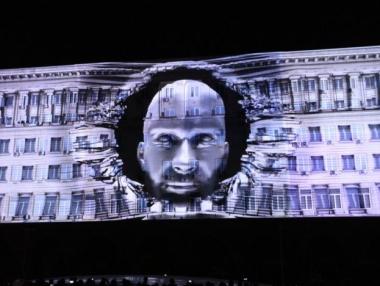 Видео от мащабното 3D мапинг шоу в София