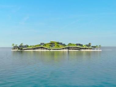 Плаващ остров с 300 къщи и собствена криптовалута