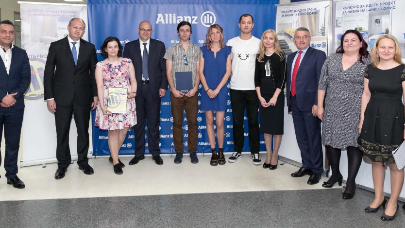 Алианц Банк България ще обнови офисите си по студентски проекти
