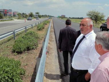 Борисов иска до 15 юни да приключи ремонтът на второто платно на „Тракия“