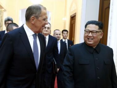 Сергей Лавров се срещна с Ким Чен-ун