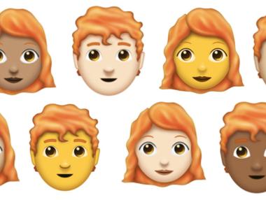 Емоджита с рижи хора дебютират в интернет