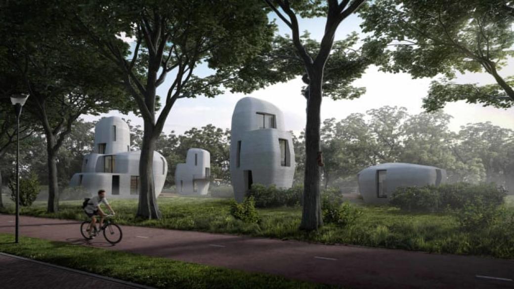 В Холандия правят селце с къщи, изградени на 3D принтер