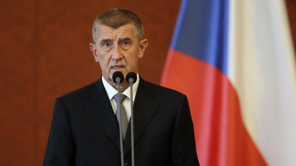 Полицията разпита чешкия премиер като обвиняем за присвояване на еврофондове