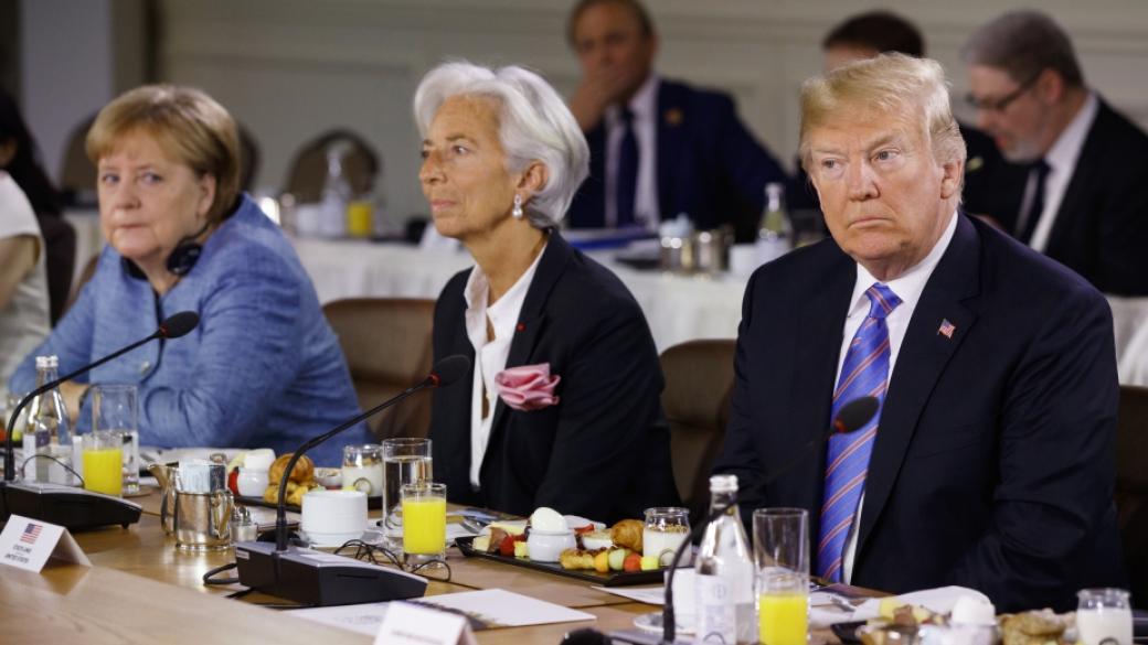 Тръмп остана изолиран през първия ден от срещата на Г-7
