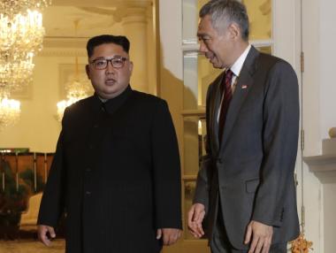 Ким Чен-ун пристигна в Сингапур