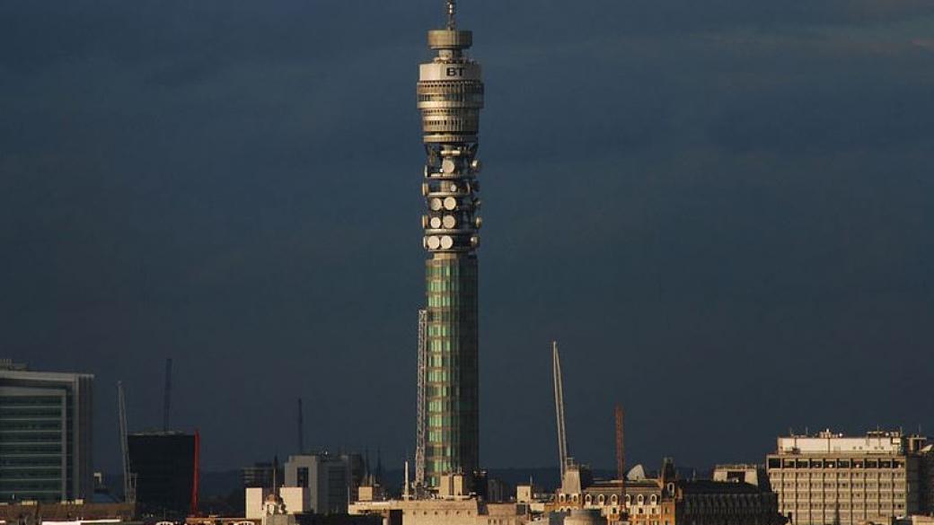 Кулата на BT в Лондон става хотел за една нощ