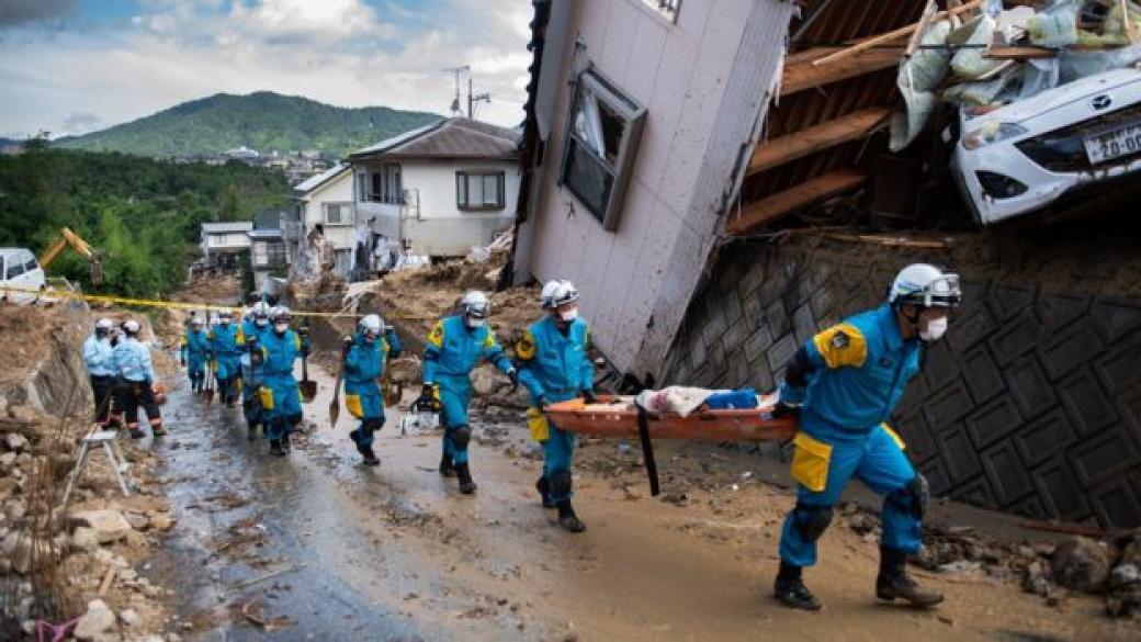 Над 199 души са загинали при наводненията в Япония