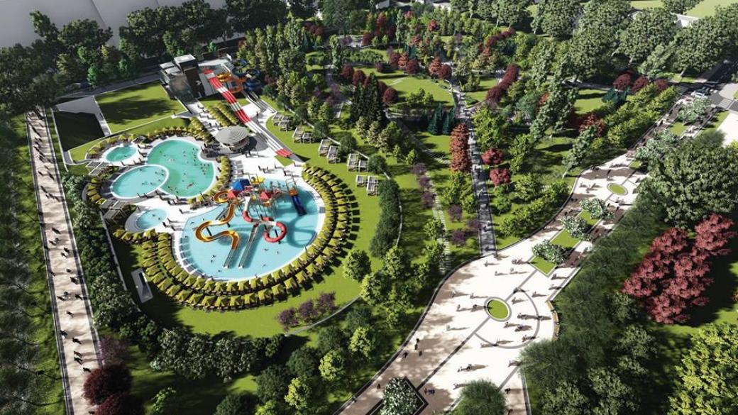Парк „Възраждане“ ще има басейни с минерална вода