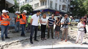 Фандъкова: Дъждовете не са забавили ремонтите в София