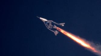Корабът на Virgin Galactic разби свой рекорд за скорост