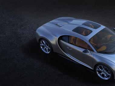 Bugatti „подарява“ гледка към небето със стъклен покрив на Chiron